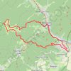 Itinéraire Balade dans la crète ouest de Thann, distance, dénivelé, altitude, carte, profil, trace GPS