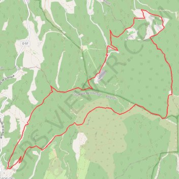 Itinéraire Boucle de Saumane par Saint Gens, distance, dénivelé, altitude, carte, profil, trace GPS