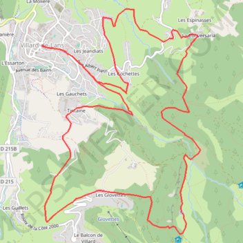 Itinéraire Test THV 24, distance, dénivelé, altitude, carte, profil, trace GPS