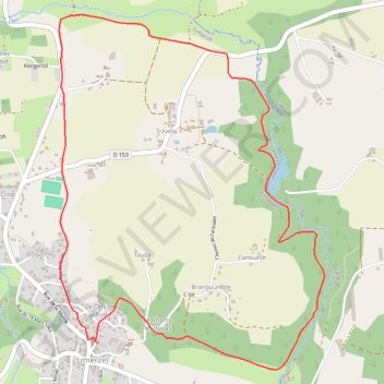 Itinéraire LIMERZEL, distance, dénivelé, altitude, carte, profil, trace GPS