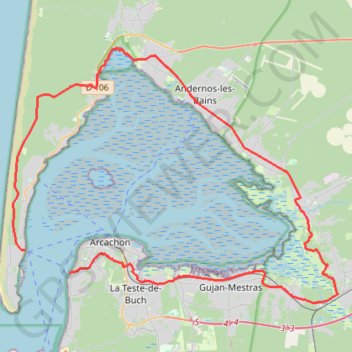 Itinéraire NewTrack, distance, dénivelé, altitude, carte, profil, trace GPS