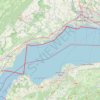 Itinéraire Ferry Nyon - Lausanne, distance, dénivelé, altitude, carte, profil, trace GPS