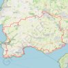 Itinéraire Autour de Ploumoguer, distance, dénivelé, altitude, carte, profil, trace GPS