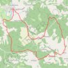 Itinéraire Boucle des châteaux - Coulaures, distance, dénivelé, altitude, carte, profil, trace GPS