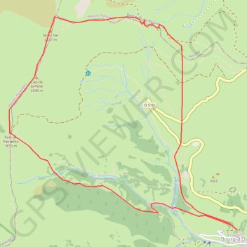 Itinéraire Le Mont Né, distance, dénivelé, altitude, carte, profil, trace GPS