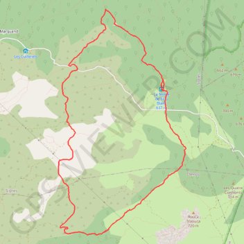 Itinéraire Balade des Avens, distance, dénivelé, altitude, carte, profil, trace GPS