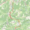 Itinéraire Grandes Traversées du Jura - Le Pays de Montbéliard, distance, dénivelé, altitude, carte, profil, trace GPS