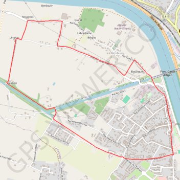 Itinéraire Boucle du marathon du Passage, distance, dénivelé, altitude, carte, profil, trace GPS