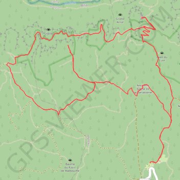 Itinéraire Le Point Sublime de la Corniche du Causse Noir, distance, dénivelé, altitude, carte, profil, trace GPS