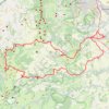 Itinéraire Les puys d'Auvergne, distance, dénivelé, altitude, carte, profil, trace GPS