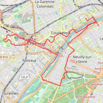 Itinéraire La promenade des îles, distance, dénivelé, altitude, carte, profil, trace GPS