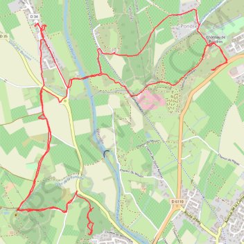 Itinéraire Autour de salinelles, distance, dénivelé, altitude, carte, profil, trace GPS