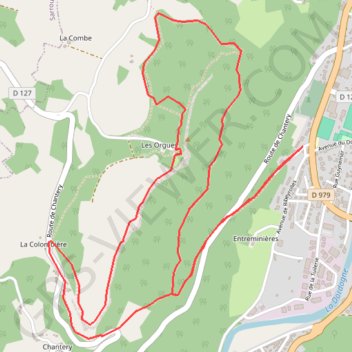 Itinéraire Tour des Orgues de Bort-les-Orgues, distance, dénivelé, altitude, carte, profil, trace GPS