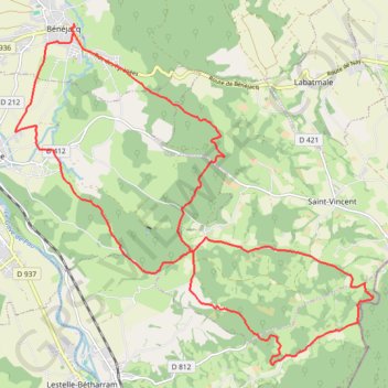 Itinéraire La Mourleuse, distance, dénivelé, altitude, carte, profil, trace GPS