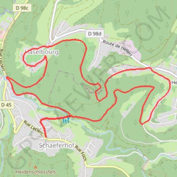 Itinéraire Circuit des troglodytes, distance, dénivelé, altitude, carte, profil, trace GPS
