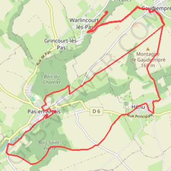 Itinéraire Ligne 1, distance, dénivelé, altitude, carte, profil, trace GPS