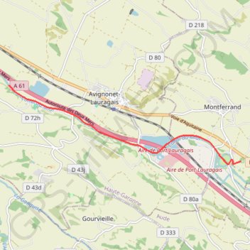 Itinéraire En Cassan - Col de Naurouze (Canal du Midi), distance, dénivelé, altitude, carte, profil, trace GPS