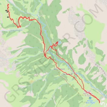 Itinéraire Lac Vert, distance, dénivelé, altitude, carte, profil, trace GPS