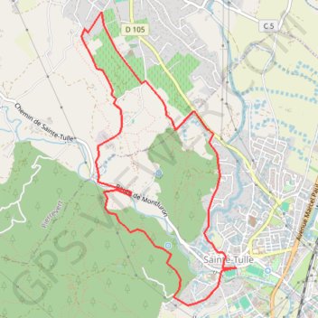 Itinéraire Sainte-Tulle - Petite boucle par la chapelle Saint-Patrice, distance, dénivelé, altitude, carte, profil, trace GPS