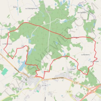 Itinéraire Étangs et forêts (Circuit n°1 - Balisage circuit vert), distance, dénivelé, altitude, carte, profil, trace GPS