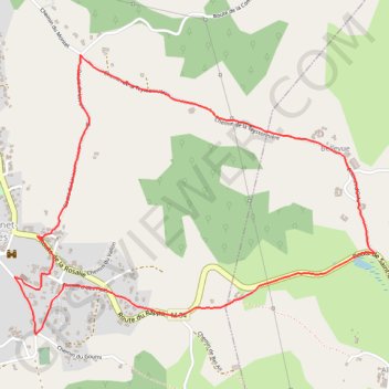 Itinéraire Autour de Saint-Bonnet-Les-Oules, distance, dénivelé, altitude, carte, profil, trace GPS