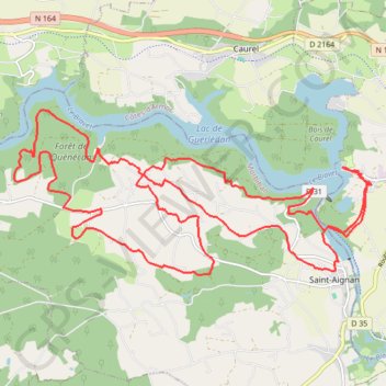 Itinéraire NOUVEAU CIRCUIT 1 PM, distance, dénivelé, altitude, carte, profil, trace GPS