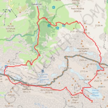 Itinéraire CCrsb, distance, dénivelé, altitude, carte, profil, trace GPS