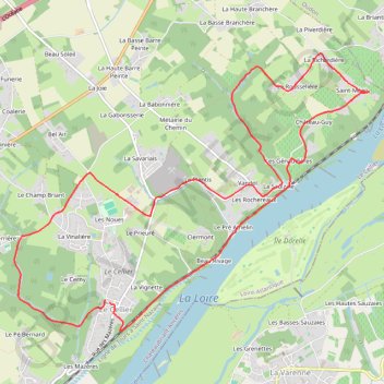 Itinéraire Les coulées du Cellier, distance, dénivelé, altitude, carte, profil, trace GPS