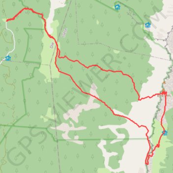Itinéraire La Chapelle-en-Vercors Cyclisme, distance, dénivelé, altitude, carte, profil, trace GPS