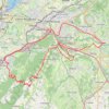 Itinéraire Salève, distance, dénivelé, altitude, carte, profil, trace GPS