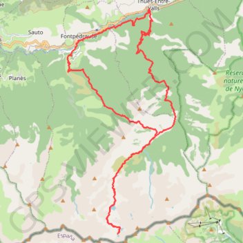 Itinéraire Tour de la Caranca, distance, dénivelé, altitude, carte, profil, trace GPS