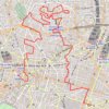 Itinéraire Paris - Montmartre, distance, dénivelé, altitude, carte, profil, trace GPS