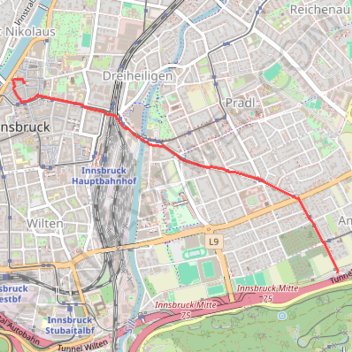 Itinéraire route.gpx 2, distance, dénivelé, altitude, carte, profil, trace GPS