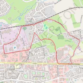 Itinéraire YQUELON circuit Elites et OpenNouveau parcours, distance, dénivelé, altitude, carte, profil, trace GPS