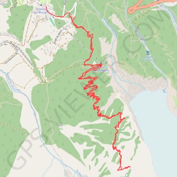 Itinéraire Chalet des Pyramides Bec du Corbeau glacier des Bossons, distance, dénivelé, altitude, carte, profil, trace GPS