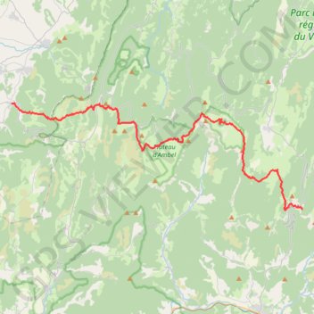 Itinéraire Col du Rousset - Peyrus, distance, dénivelé, altitude, carte, profil, trace GPS