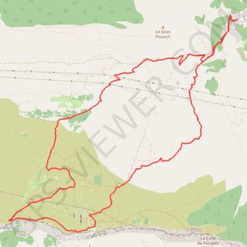 Itinéraire Plateau de Calern depuis Cipières, distance, dénivelé, altitude, carte, profil, trace GPS