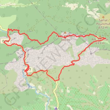 Itinéraire Gorges de Galamus, distance, dénivelé, altitude, carte, profil, trace GPS