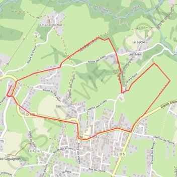 Itinéraire Les ailles, distance, dénivelé, altitude, carte, profil, trace GPS