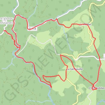 Itinéraire Si la Credogne m'était contée, distance, dénivelé, altitude, carte, profil, trace GPS