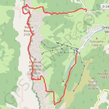 Itinéraire Le pas de la Ville, distance, dénivelé, altitude, carte, profil, trace GPS