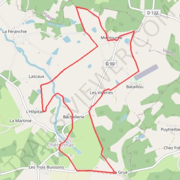 Itinéraire new track, distance, dénivelé, altitude, carte, profil, trace GPS