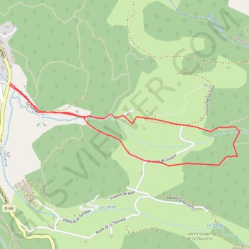 Itinéraire Le Chemin des Moines, distance, dénivelé, altitude, carte, profil, trace GPS