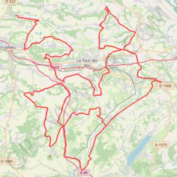 Itinéraire E2 - 24 fictif+ réel v1, distance, dénivelé, altitude, carte, profil, trace GPS