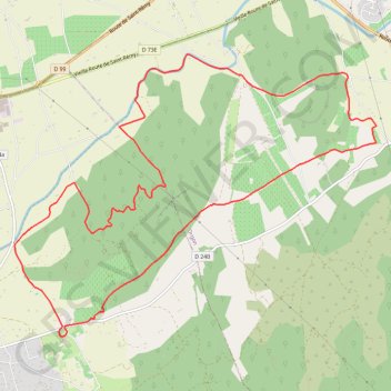 Itinéraire Rando de la chapelle Saint-Sixte, distance, dénivelé, altitude, carte, profil, trace GPS
