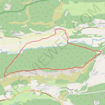 Itinéraire Les cretes du Bauroux, distance, dénivelé, altitude, carte, profil, trace GPS