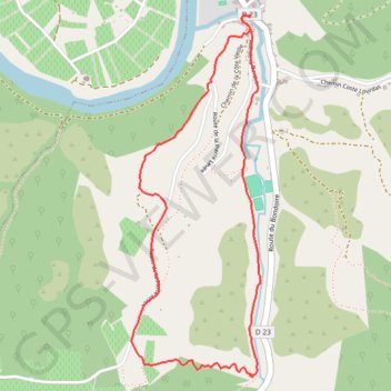 Itinéraire Point de vue sur le cingle de Luzech, distance, dénivelé, altitude, carte, profil, trace GPS