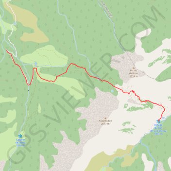 Itinéraire Refuge de la Carança par le col de la Mitja, distance, dénivelé, altitude, carte, profil, trace GPS