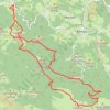 Itinéraire casque du Lhéris en boucle, distance, dénivelé, altitude, carte, profil, trace GPS