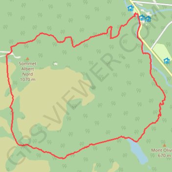 Itinéraire Parc National de la Gaspésie Mont-Albert automne, distance, dénivelé, altitude, carte, profil, trace GPS